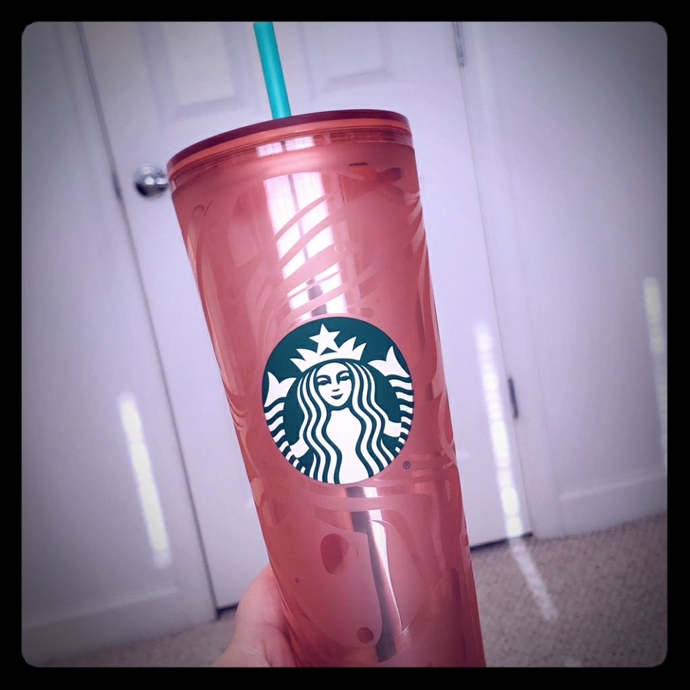 New Starbucks 2020 🧡 Orange Swirl 🧡 Tumbler